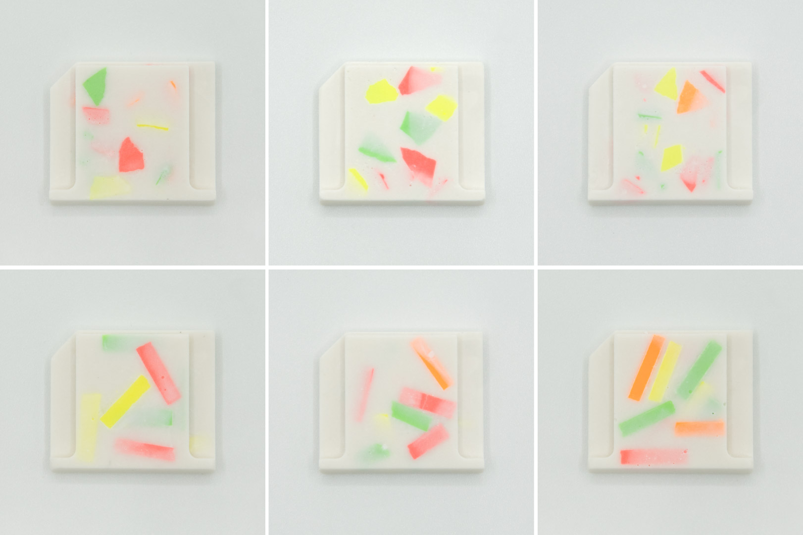 唯一無二シリーズ（着色ジェスモナイト片）